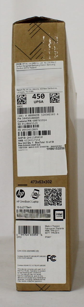 HP OmniBook 3 Laptop (16-bu0179wm)