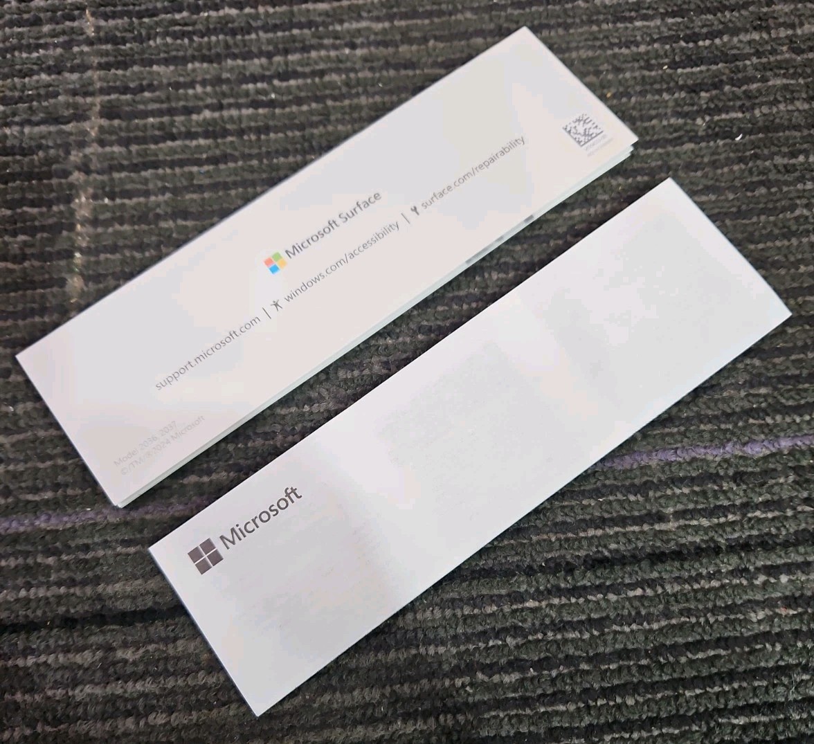Microsoft 2037 Surface Laptop Snapdragon X Elite 16GB Go RAM GT RAM 512GB