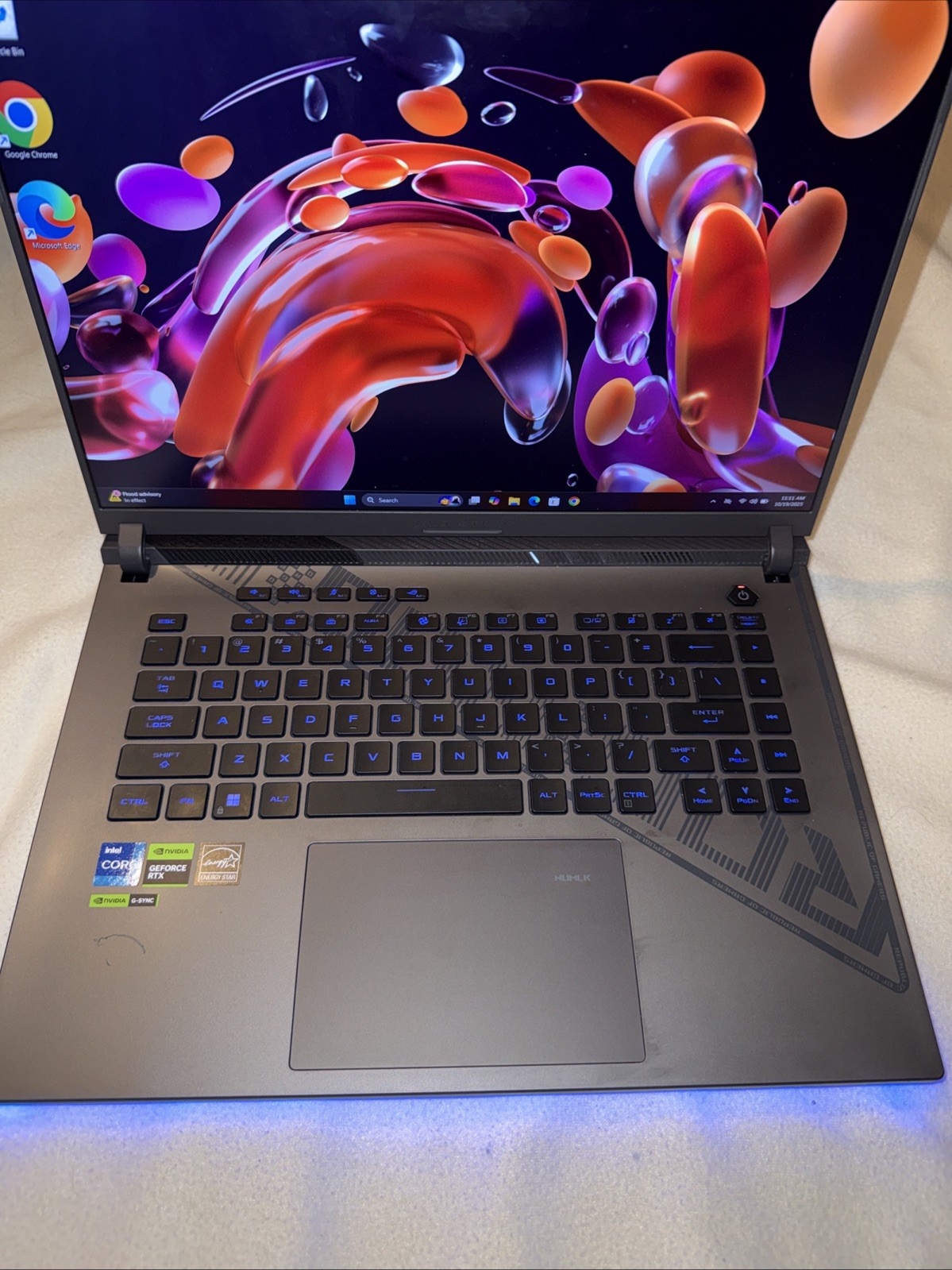 ROG (Republic Of Gamers) Strix G614JI Laptop intel i7-13th 4070 Nvidia Geforce