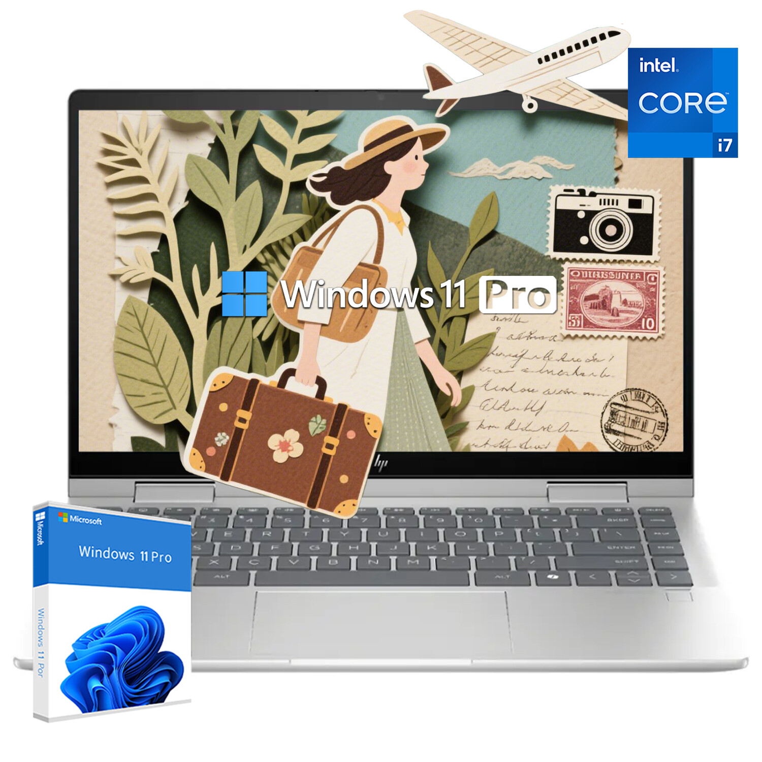 HP Laptop 15.6″ Touch Computer FHD Intel Core i7-1355U UP TO 64GB RAM 2TB SSD