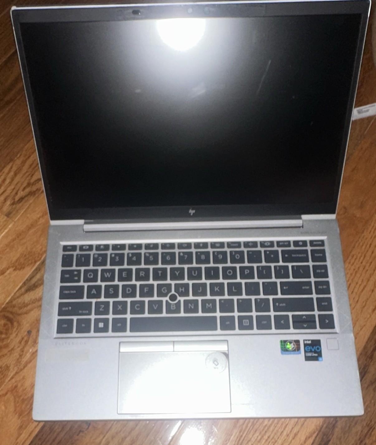 HP EliteBook 14″ Silver Laptop Intel Core, Backlit Keyboard and charger