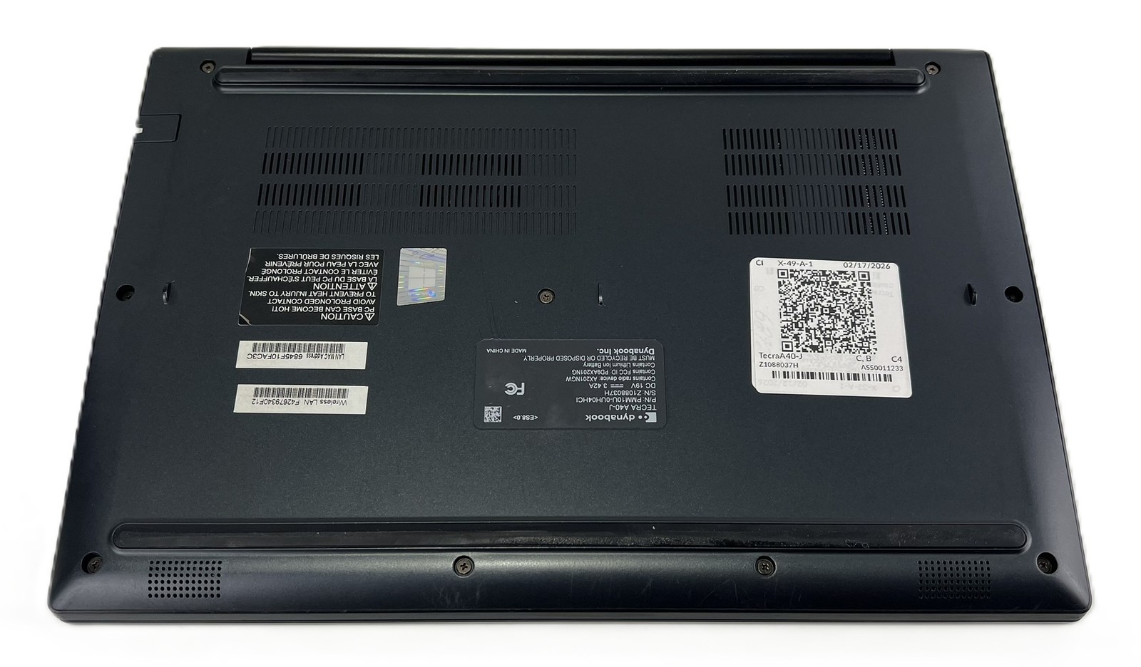 Dynabook TECRA A40-J 14″ Laptop i7 11th Gen 1TB SSD 16GB RAM Win 11 Pro (CI) B