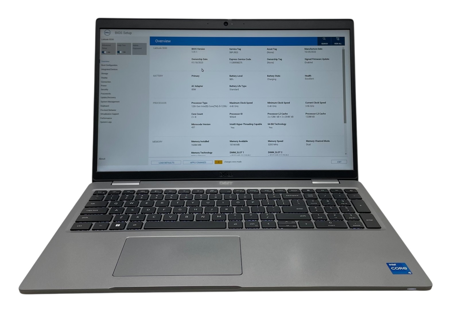 Dell Latitude 5530 15″ i5-1235U 16GB RAM 256GB SSD – Grade D
