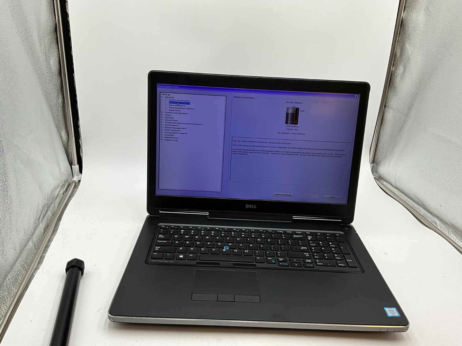 DELL Precision 7710 i7-6820HQ 32GB 512/500GB 17.3″ M3000M LAPTOP 8JKL0G2 NO OS