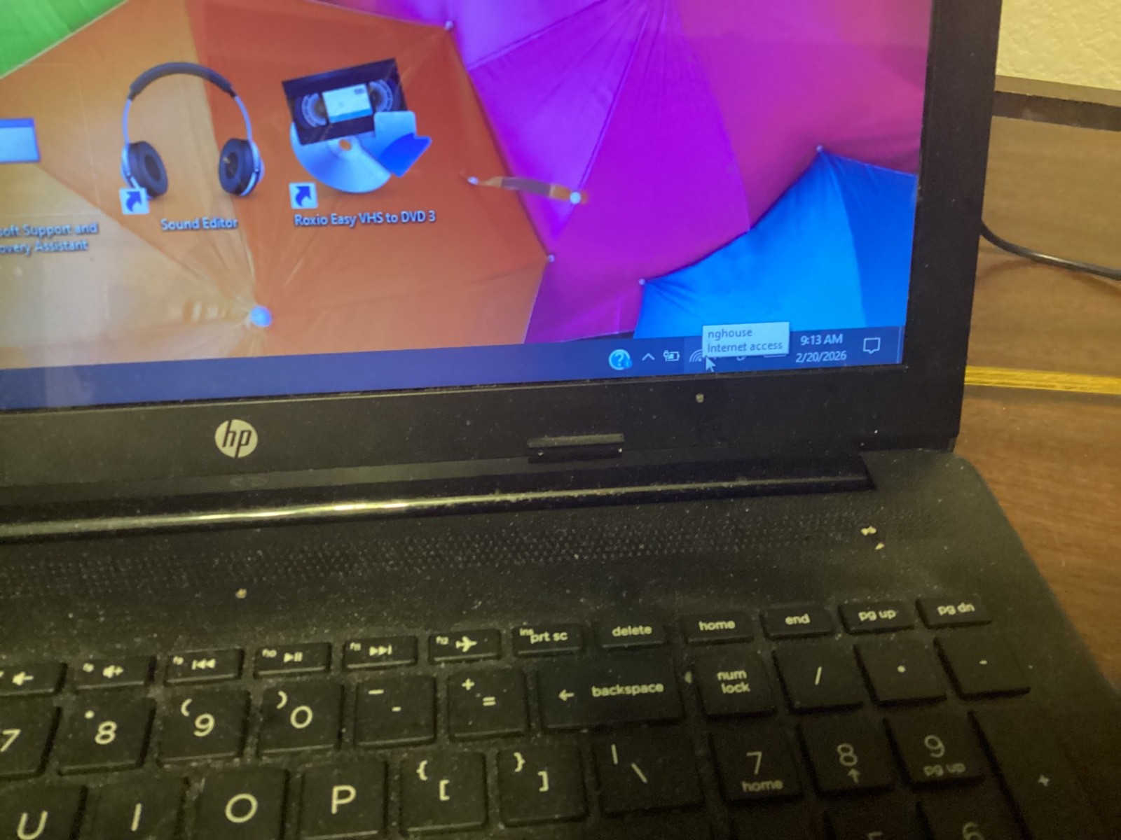 HP 15-DB0011DX 15.6″ Laptop Windows 10 Home AMD A6-9225 4GB Memory 1TB Working