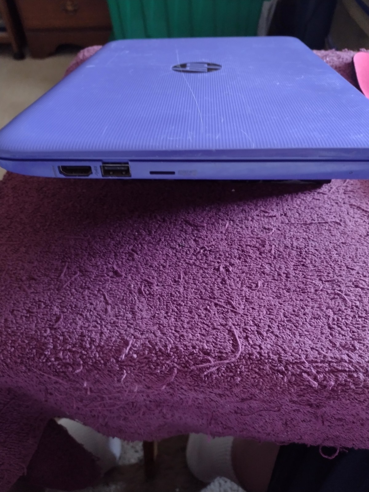 HP Stream 11-y010wm 11.6″ (32GB, Intel N, 1.60GHz, 4GB) Laptop PURPLE NEW BATT