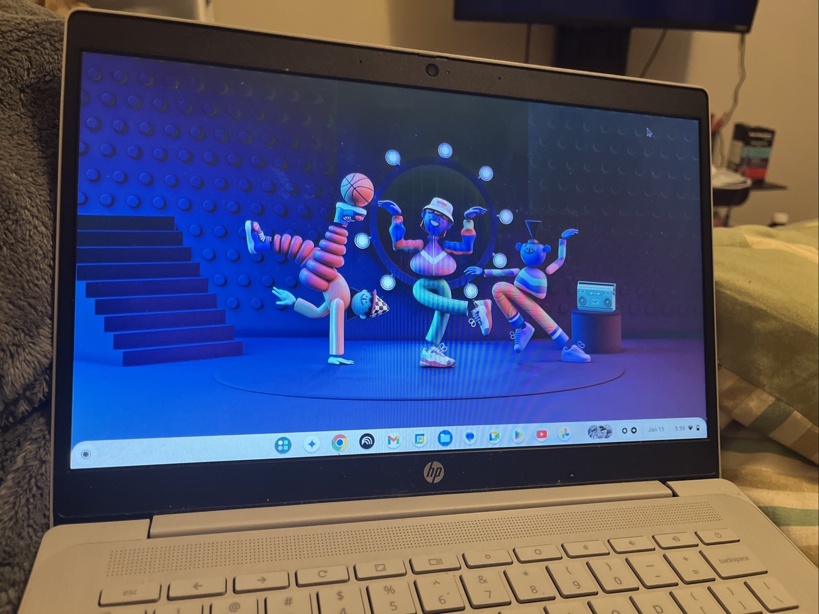 HP – 15.6″ Chromebook – Intel Processor N200 – 8GB Memory – 64GB eMMC – Silver