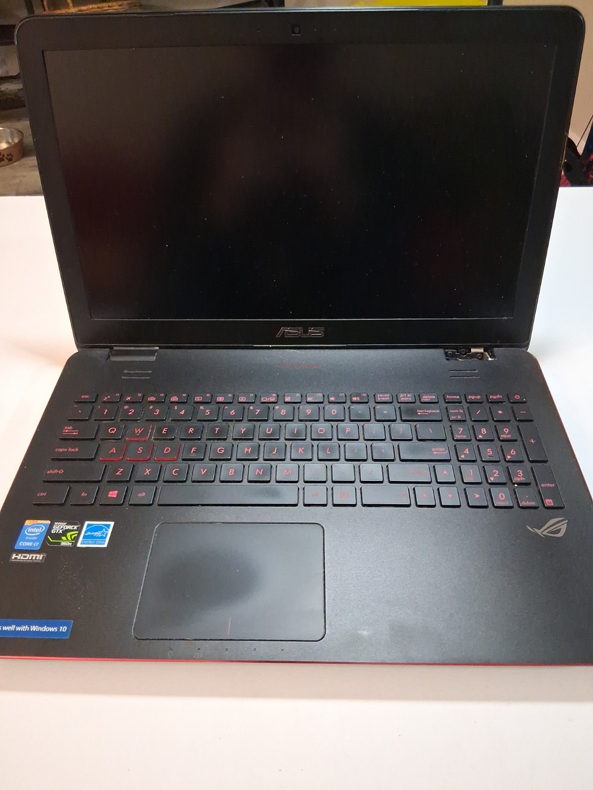 Asus GL551J Intel(R) Core(TM) i7-4720HQ 16 GB RAM 500 GB SSD 15.6″