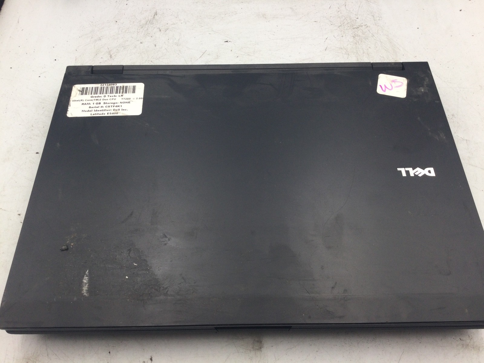 DELL LATITUDE E5400 – BOOTS TO BIOS – INTEL CORE 2 DUO – NO RAM – 14″ – READ-BB