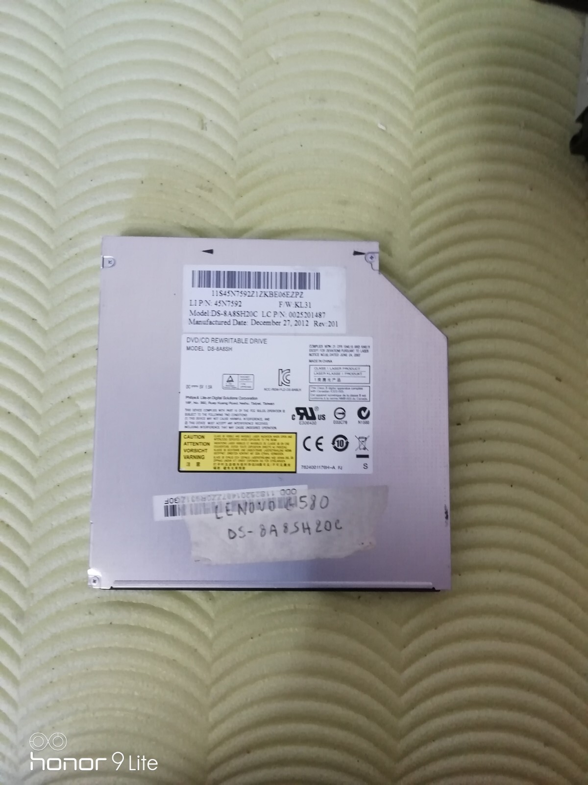 Lenovo G580 CD/DVD Burner