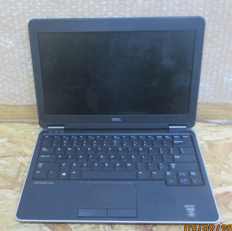 DELL LATITUDE E7240 Core i5-4300 @ 1.90GHz 8GB RAM 128 SSD W11P LAPTOP READ DESC