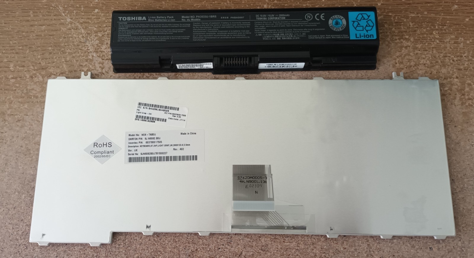 Toshiba Equium A200 PSA-F5E Laptop Notebook 15.4″ 2GB 250GB SSD Windows Vista