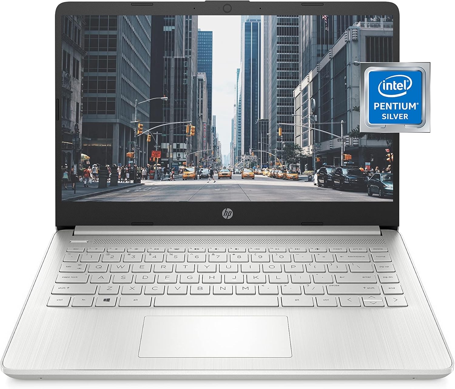 HP 14″ Laptop, Intel Pentium N5030 Processor 4GB RAM 128GB SSD Window 11 S Mode