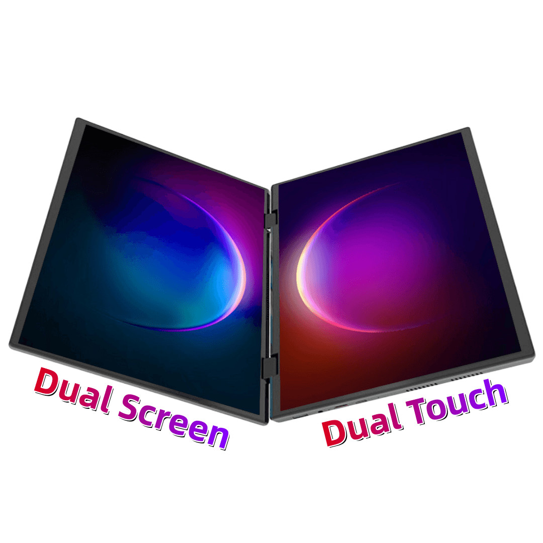 Laptop 14 Inch 2 In 1 Intel N95 Notebooks Dual Screen 16GB RAM 1TB 2240*1440