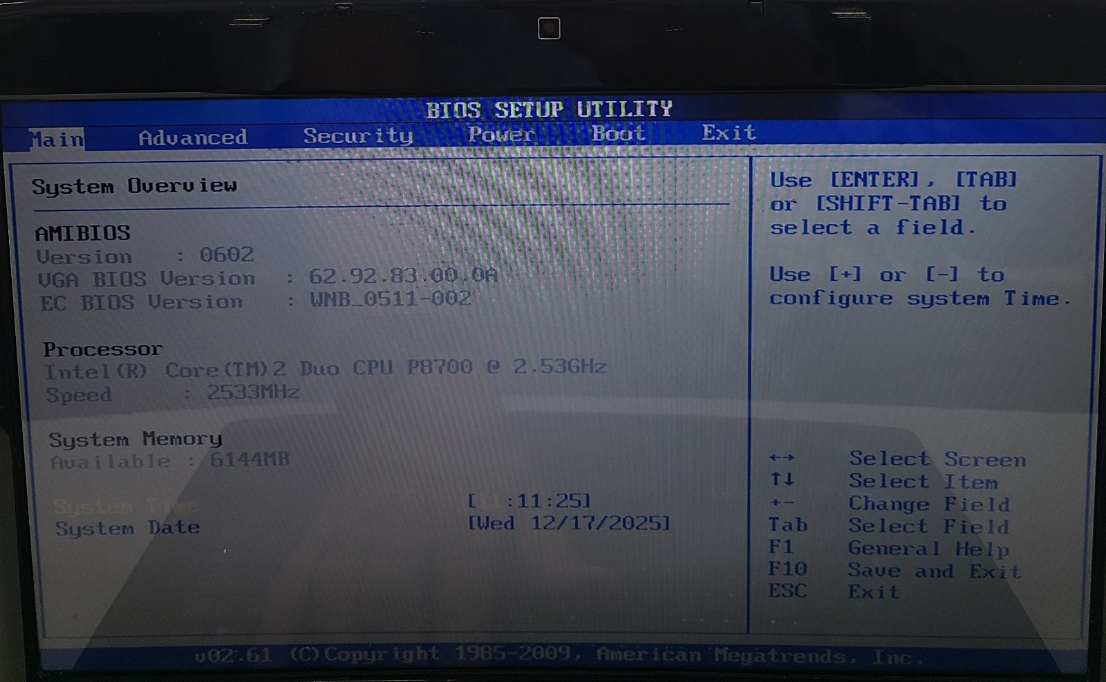 ASUS ROG G72GX 17.3″ Laptop Intel Core 2 Duo P8700 6GB Ram NO HD/OS (FL)