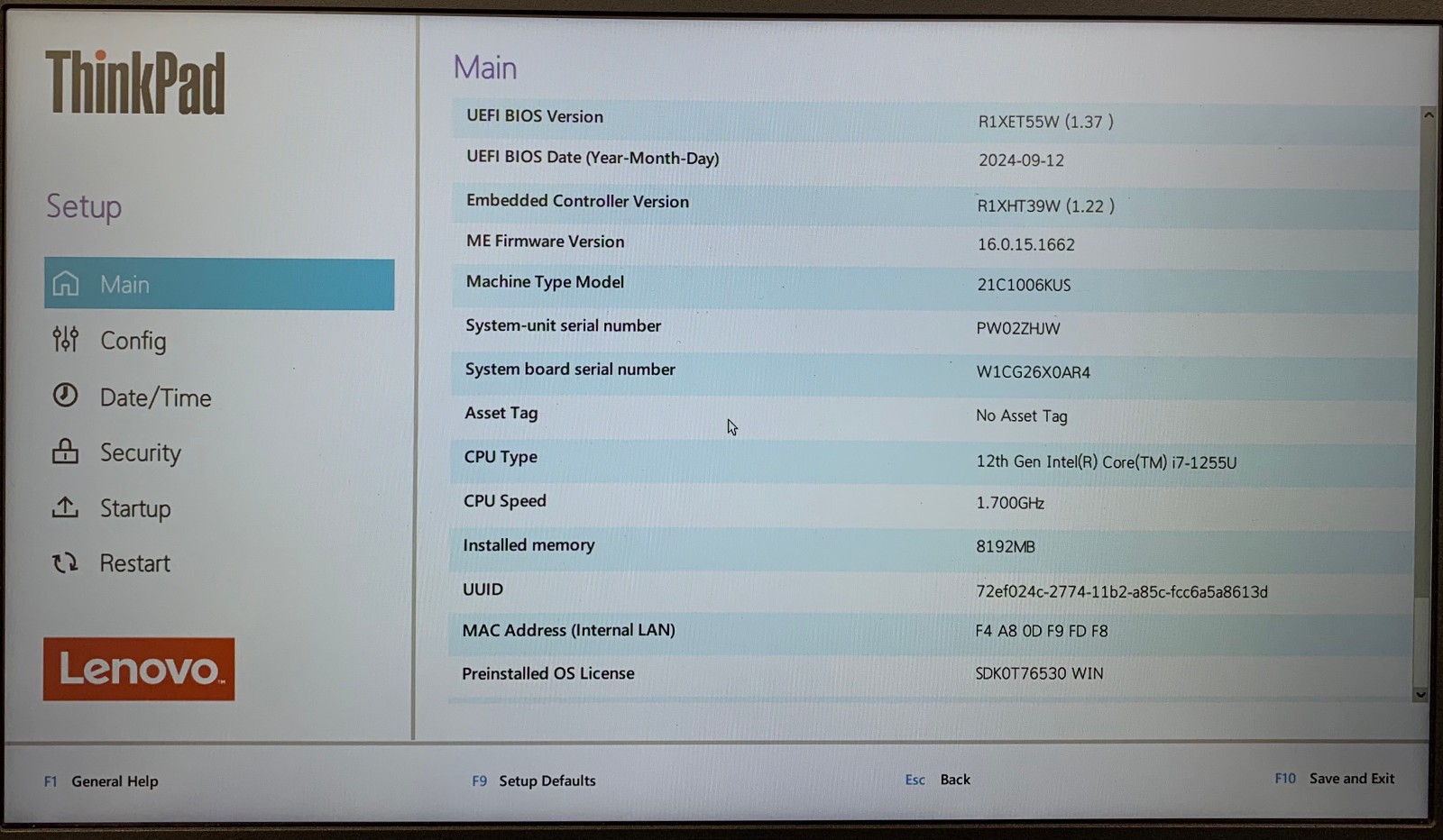 Lenovo ThinkPad L14 Gen 3 14″ i7-1255U, No RAM/Storage, Remote Managed