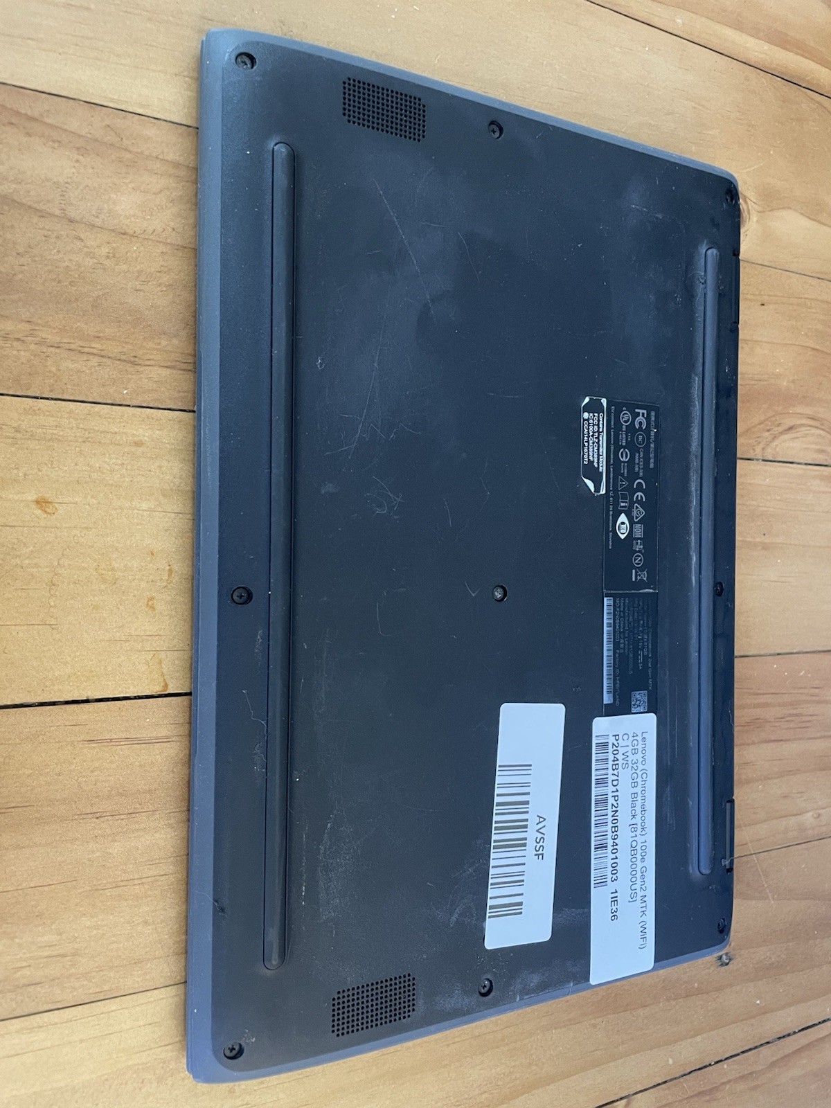 Lenovo 100e Chromebook 2nd Gen 11.6” 4GB 32GB WiFi Tested + USB-C Charger