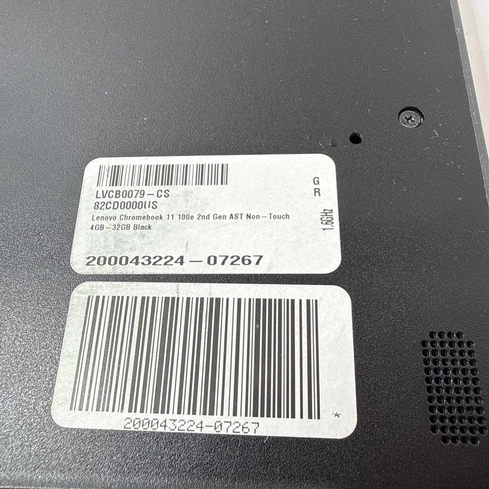 Lenovo 100e Chromebook 2nd Gen Intel N4020 4GB 32GB With Charger