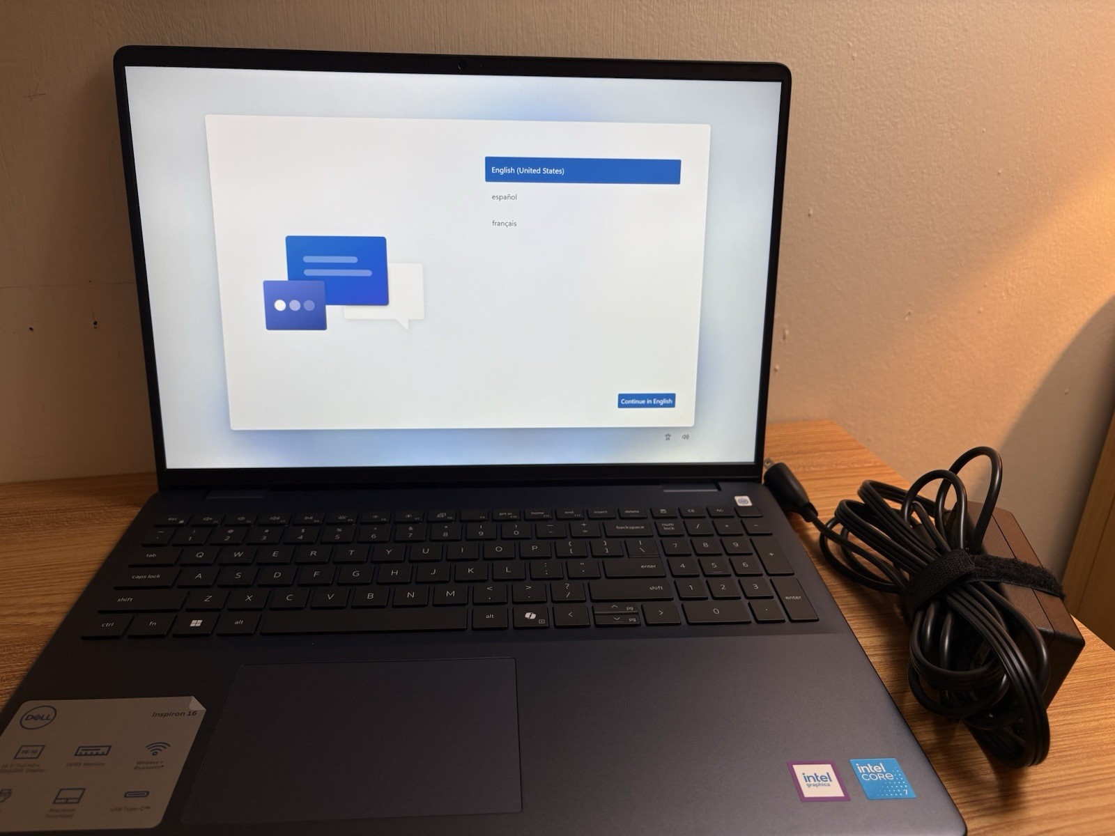 DELL Inspiron 16 5640 Midnight Blue, Open Box