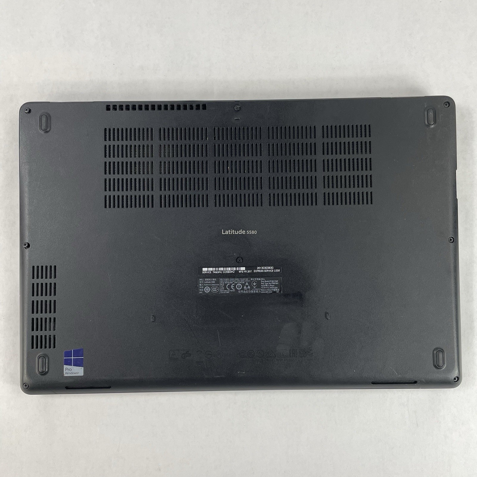 Dell Latitude 5580 15.6″ i5-7300U 2.60 GHz 8 GB RAM No SSD/OS/Batt – Bad Corner