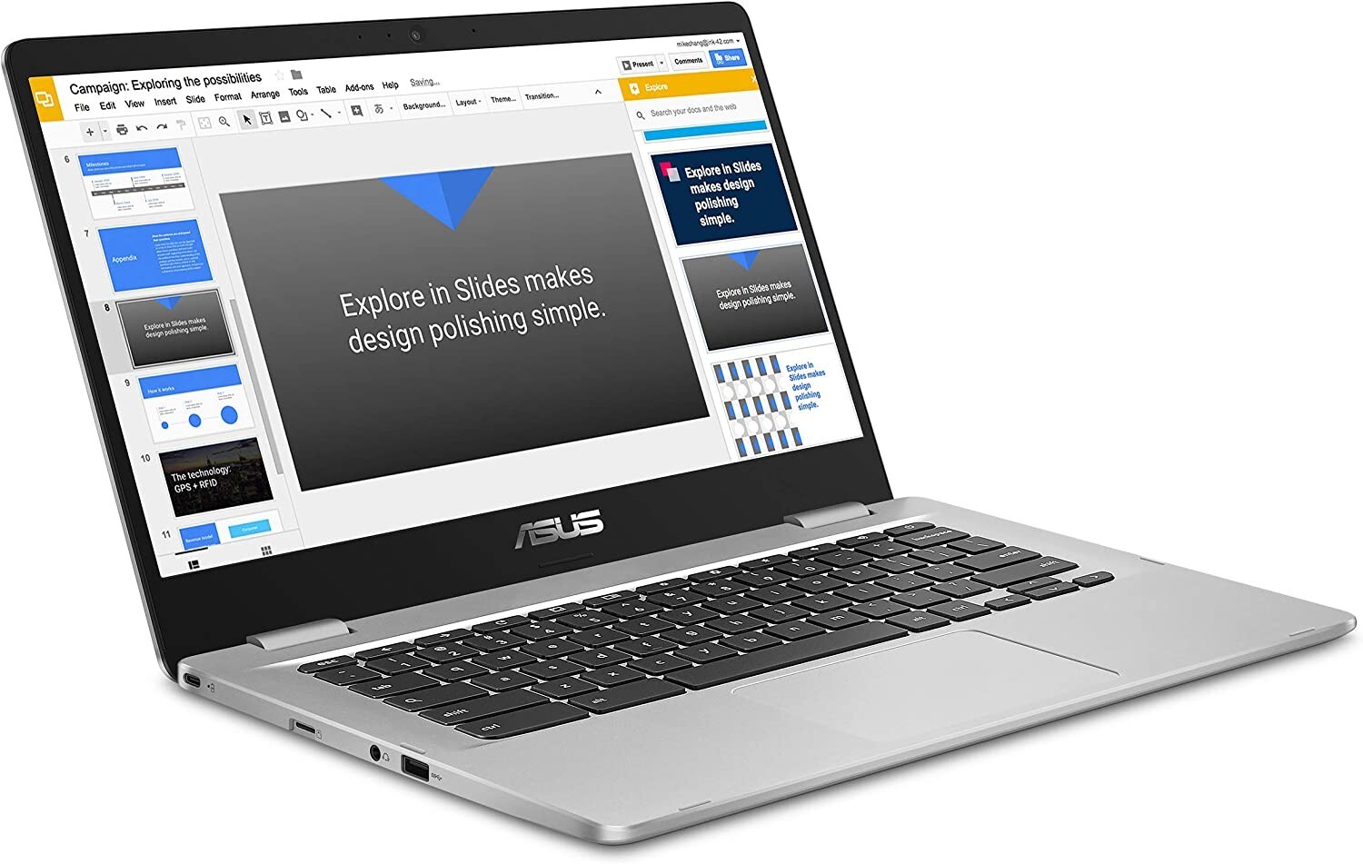 ASUS Chromebook C423NA-DH02 HD Nanoedge Display, Intel Dual Core Celeron NEW