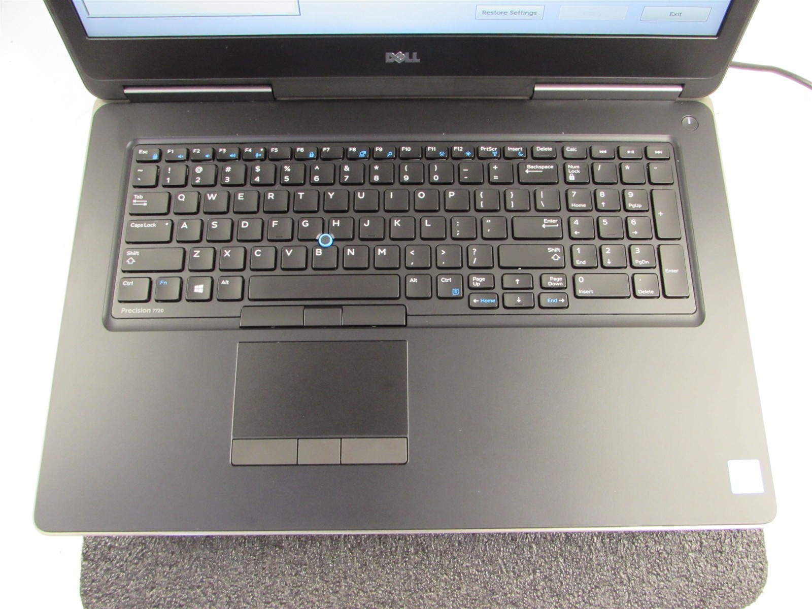 DELL PRECISION 7720 I7-6820HQ 512GB SSD 32GB RAM NVIDIA QUADRO P3000 NO O.S/BATT