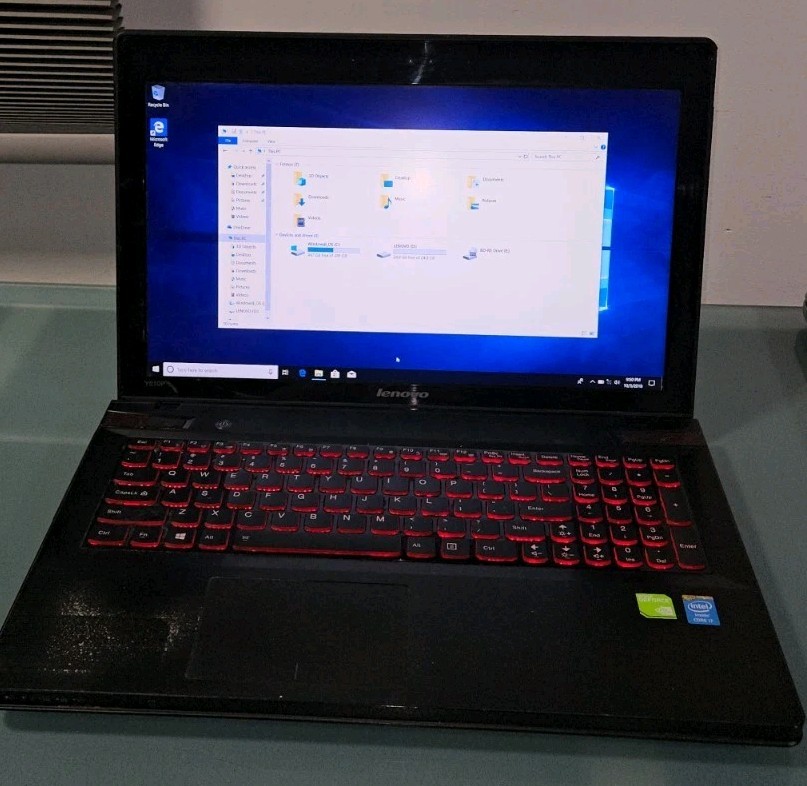 Lenovo Ideapad Y510P 15″ Laptop i7-4700MQ 8gb Ram 1 TB HDD Windows 10 Home