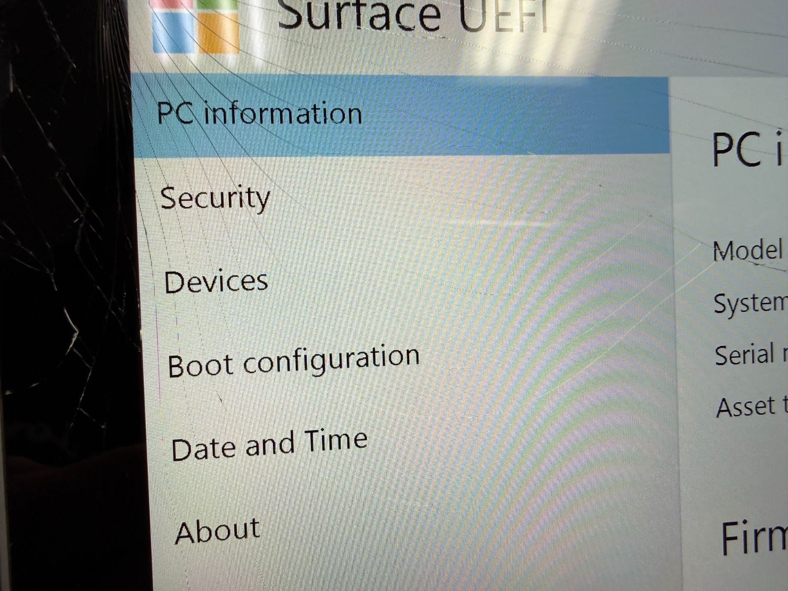 MICROSOFT SURFACE PRO 4 MODEL 1724