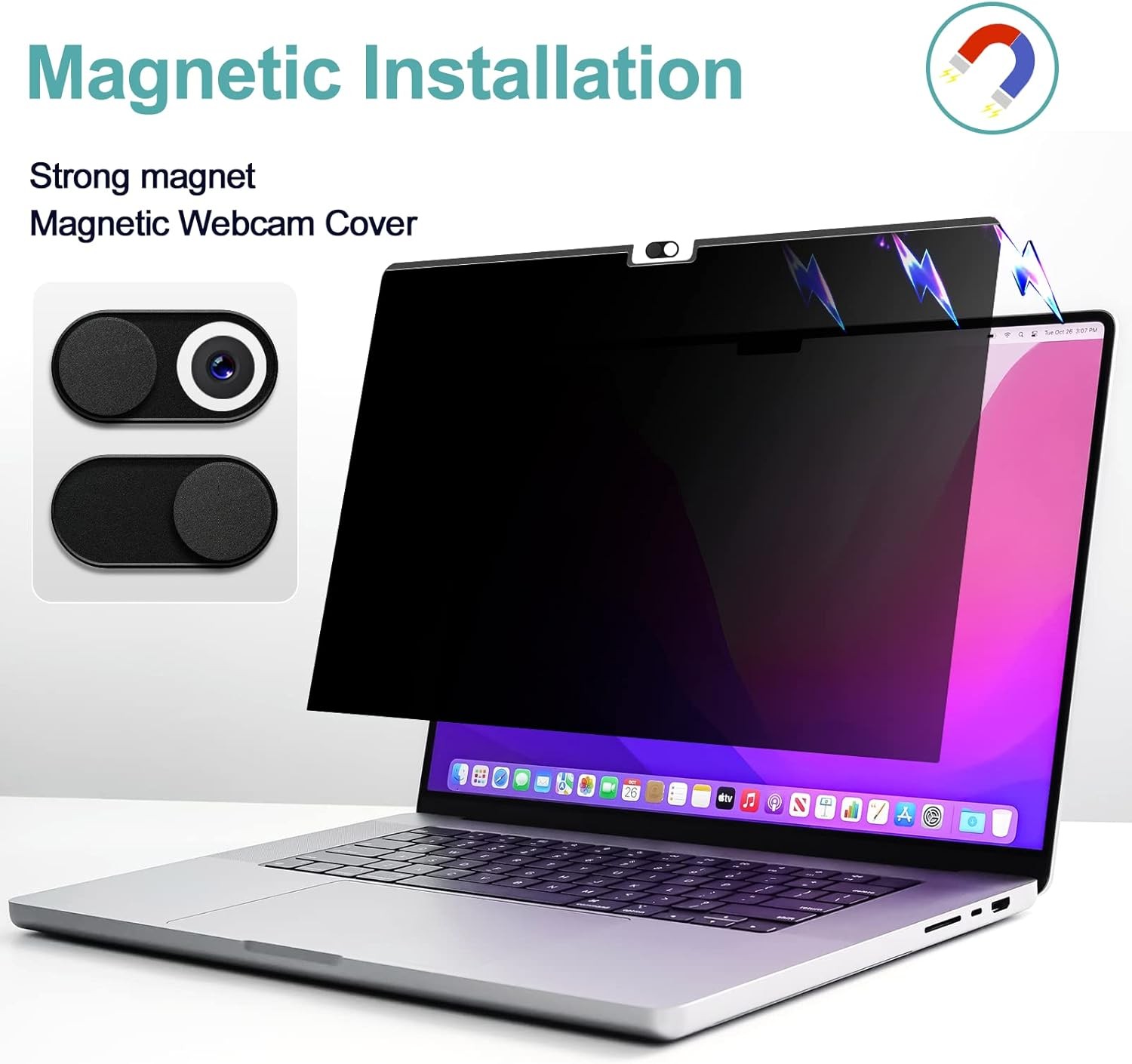 Magnetic Privacy Screen for MacBook Air 13-Inch&13.6in (2022-2026, M2, M3)