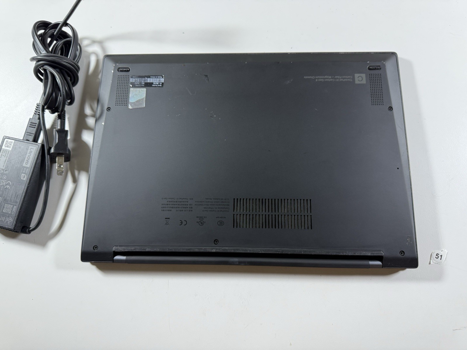 Lenovo ThinkPad X1 Carbon 9th Gen i7-1185G7 16GB DDR4 512GB NO BATTERY WIN 11