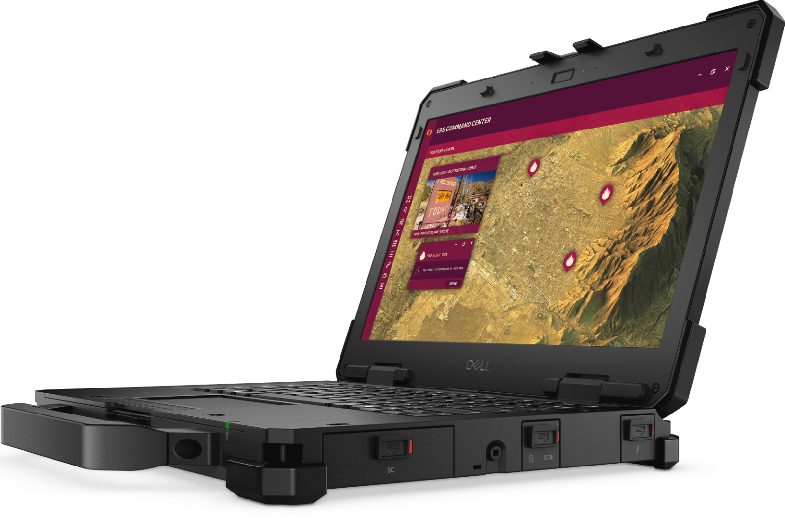 Dell Pro Rugged 13, 13.3″, FHD Touch Screen, Ultra 5-135U, 16GB RAM 512GB M.2