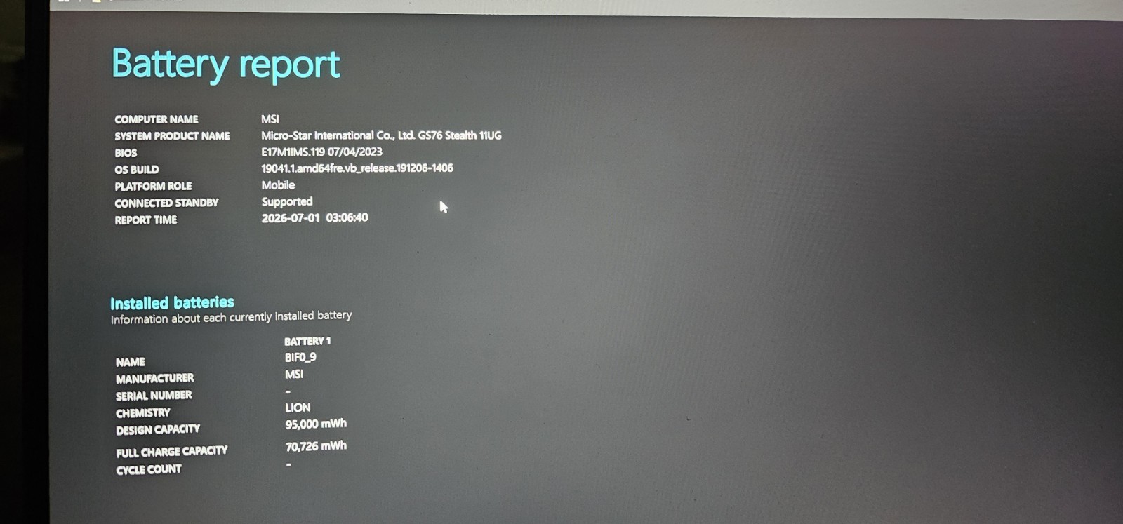 MSI GS76 11UG 17.3″ i9-11900H 2.5GHz 32GB RAM 1TB SSD, RTX 3070 (Read desc)