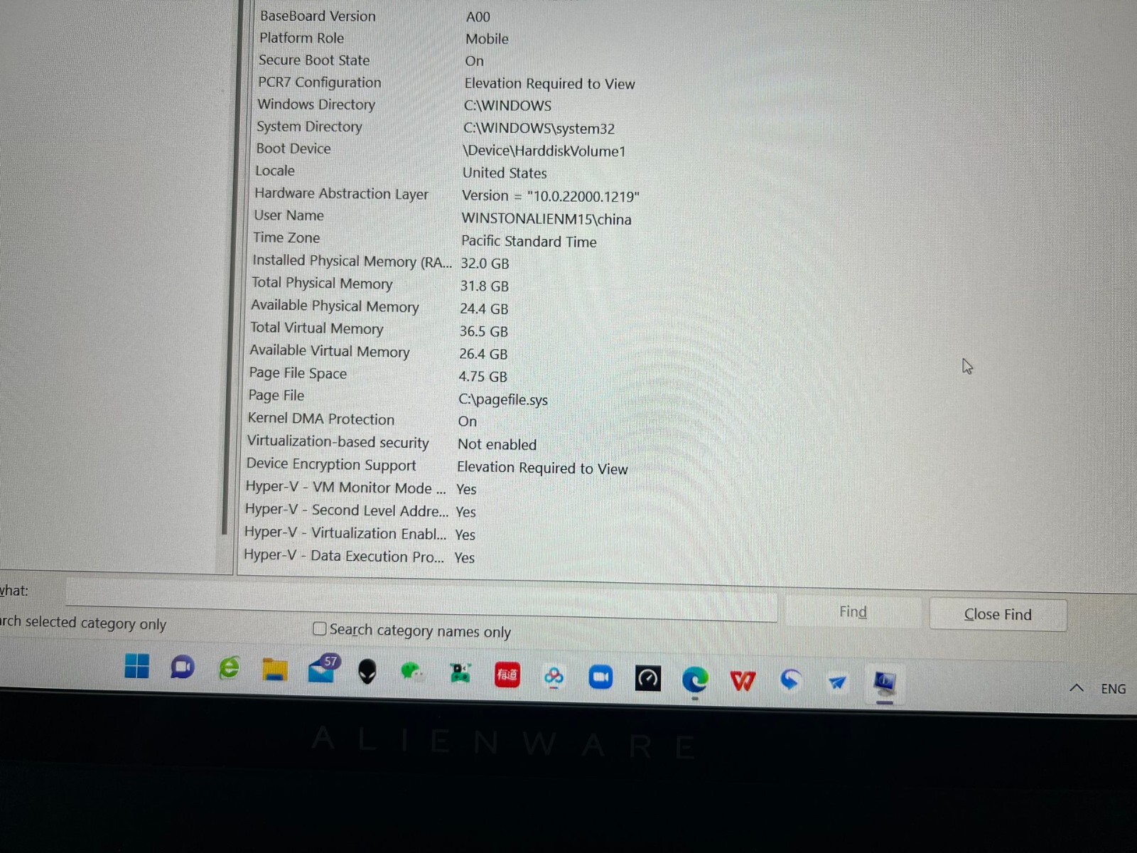 Alienware M15 R4 (Core i7-10870H 2.2GHz, RTX 3080, 300Hz, 1TB SSD, 32GB RAM)