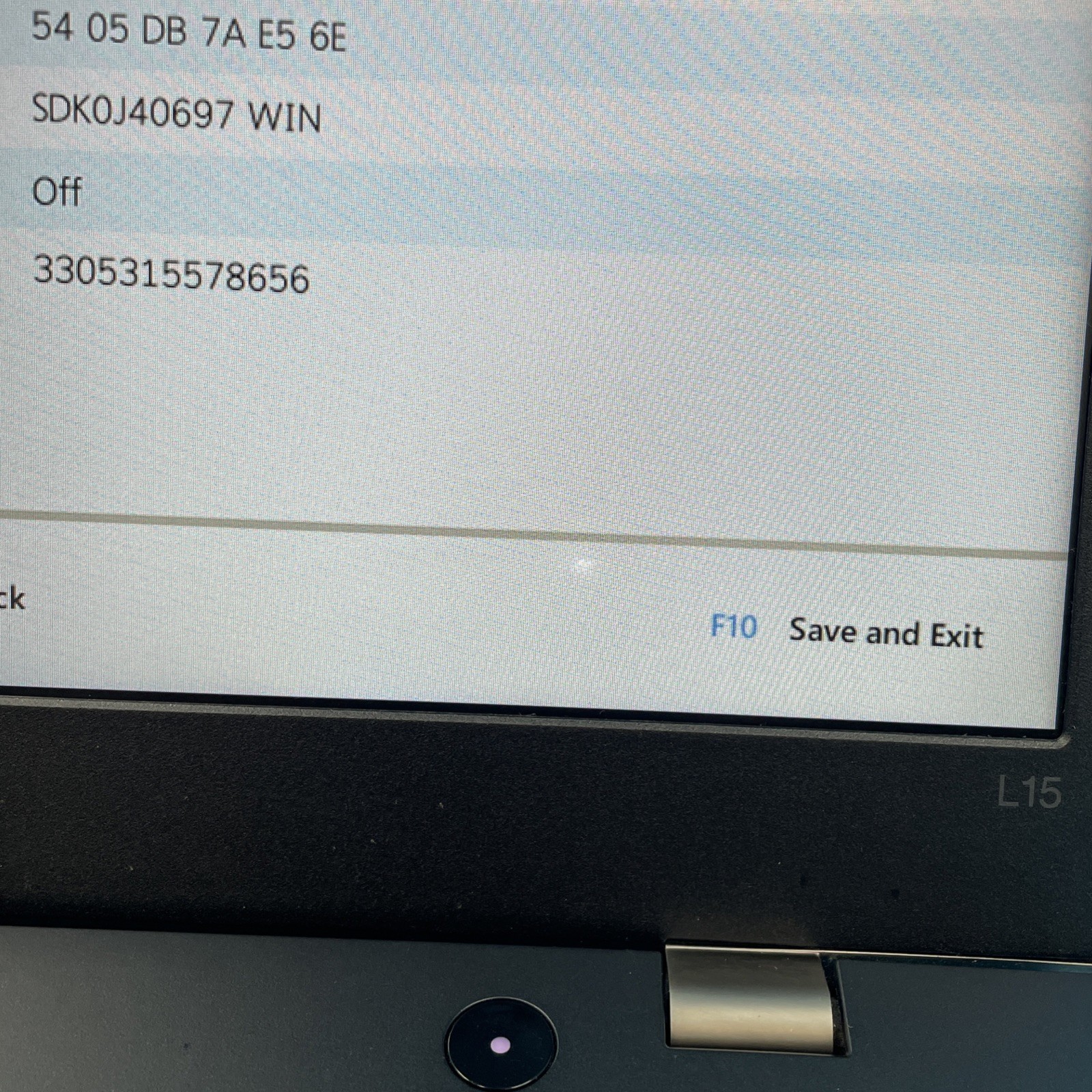 Lenovo ThinkPad L15 | i7-10510U | 16GB RAM | NO DRIVE | NO OS | NO BATTERY