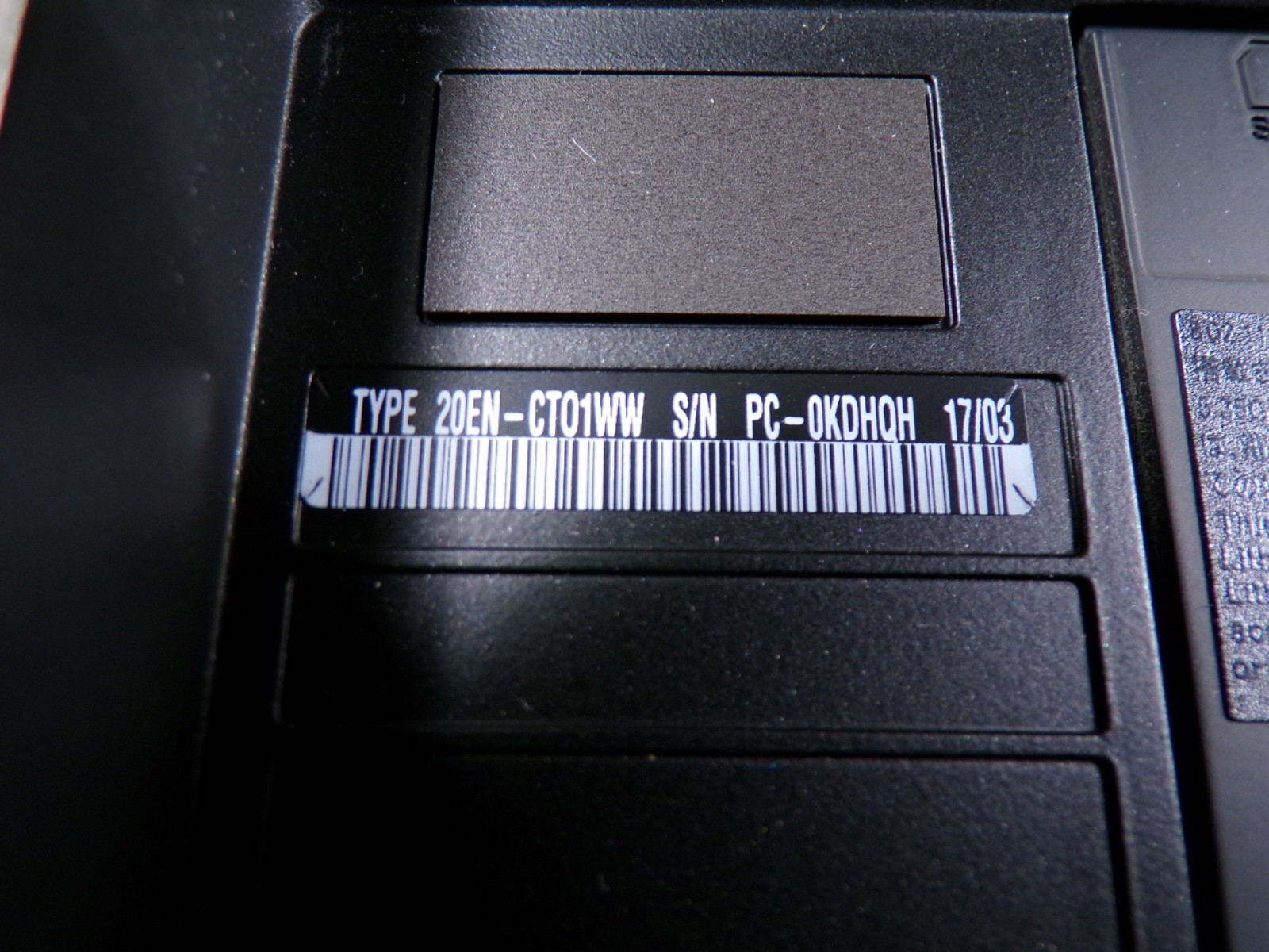 THINKPAD P50 INTEL XEON E3-1505M 2.80GHZ 8GB RAM **NO HD/ NO CADDIE/ NO OS