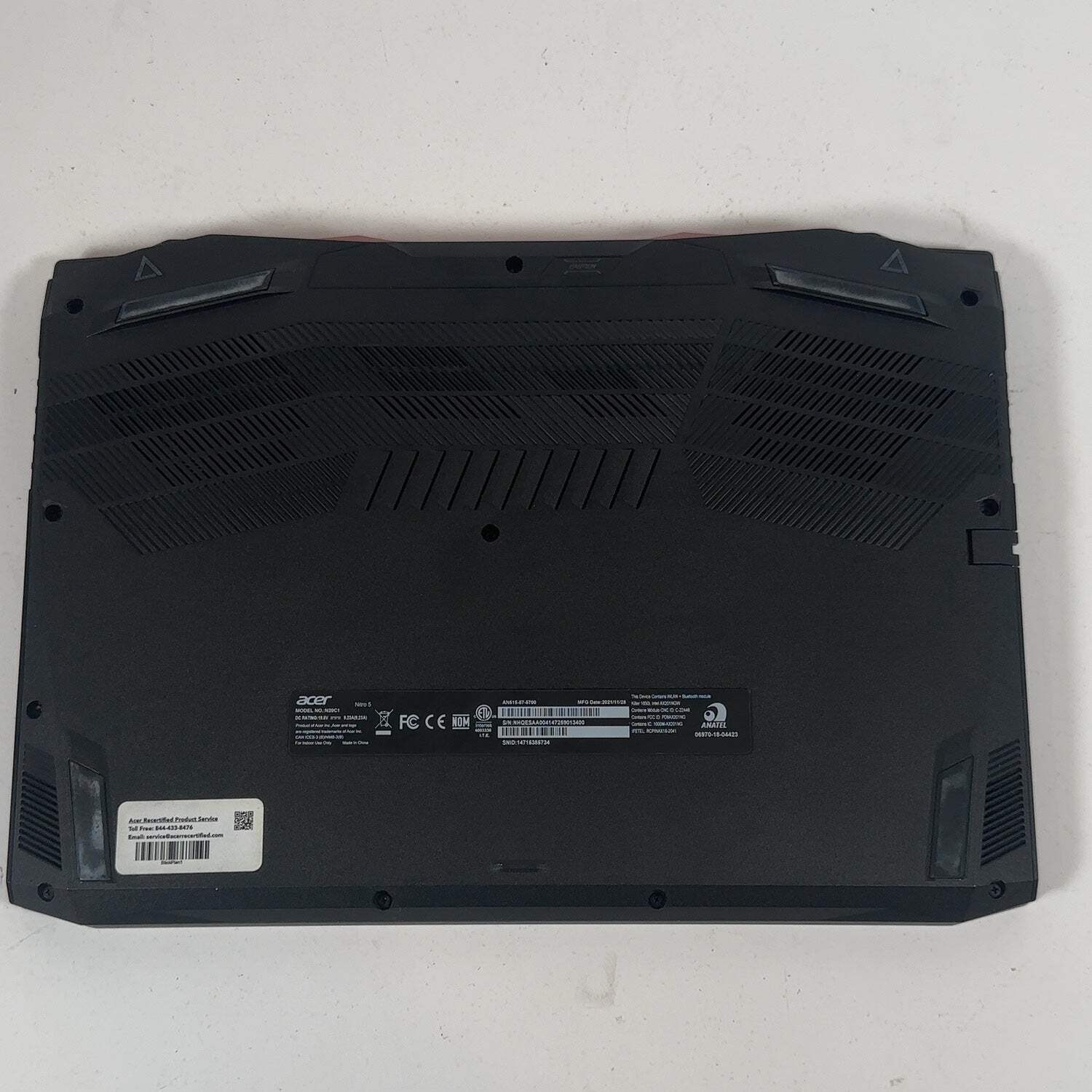 Acer Nitro 5 15.6″ i5-11400H 2.7GHz 16GB RAM 1.5TB SSD GeForce RTX 3050 Ti