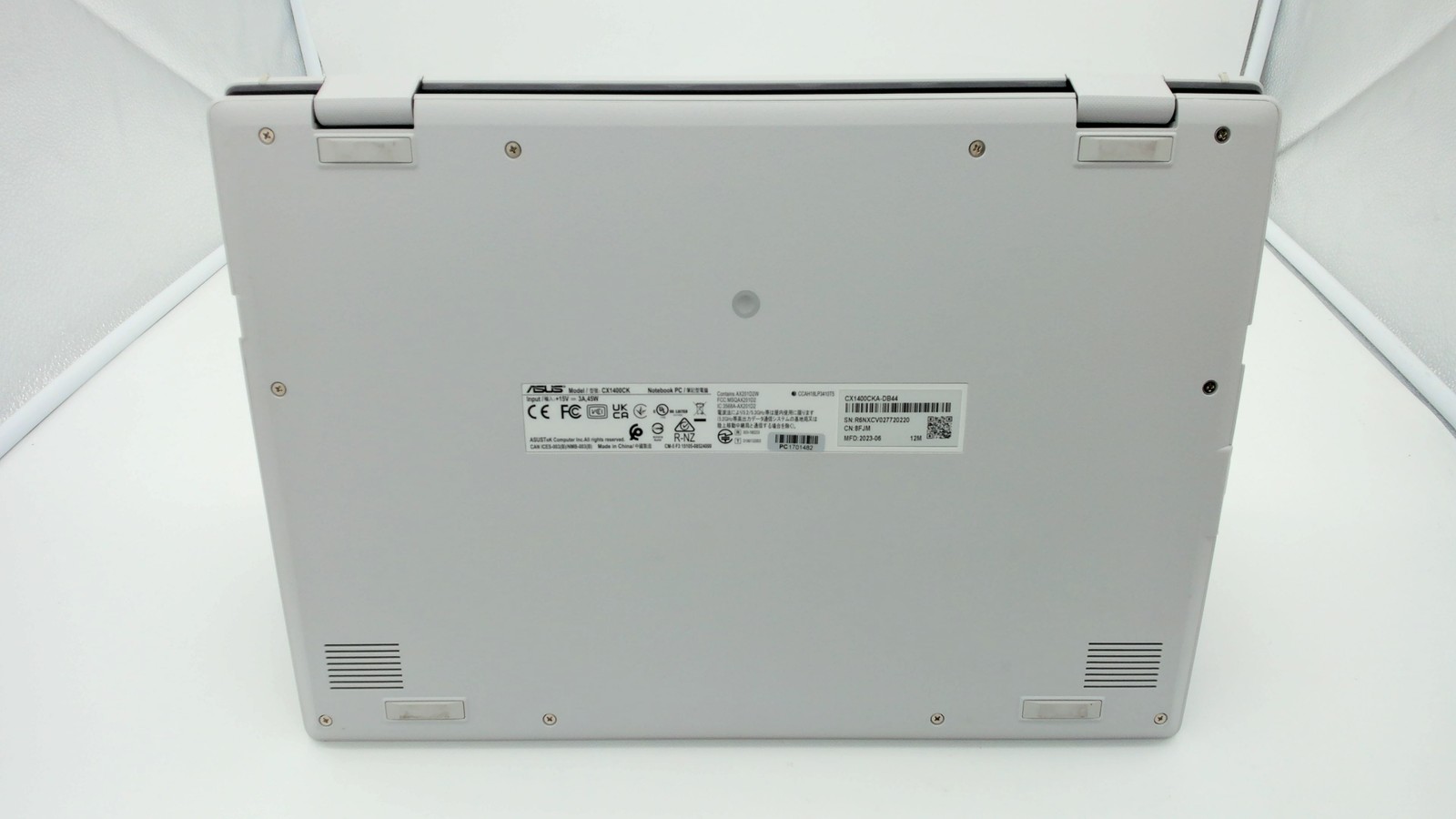 Asus Chromebook CX1 14″ Intel Celeron N4500 4GB 64GB CX1400CKA-DB44 PC1701482