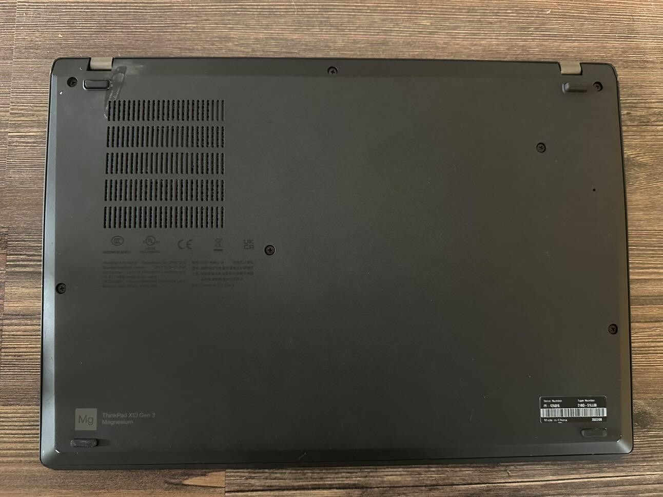 X13 Gen 3 i5-1245U 256GB SSD 16GB RAM Win11Pro WITH CHARGER