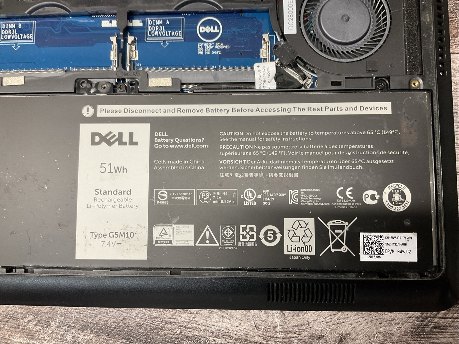 Dell Latitude E5450 / Laptop Notebook PC / M5