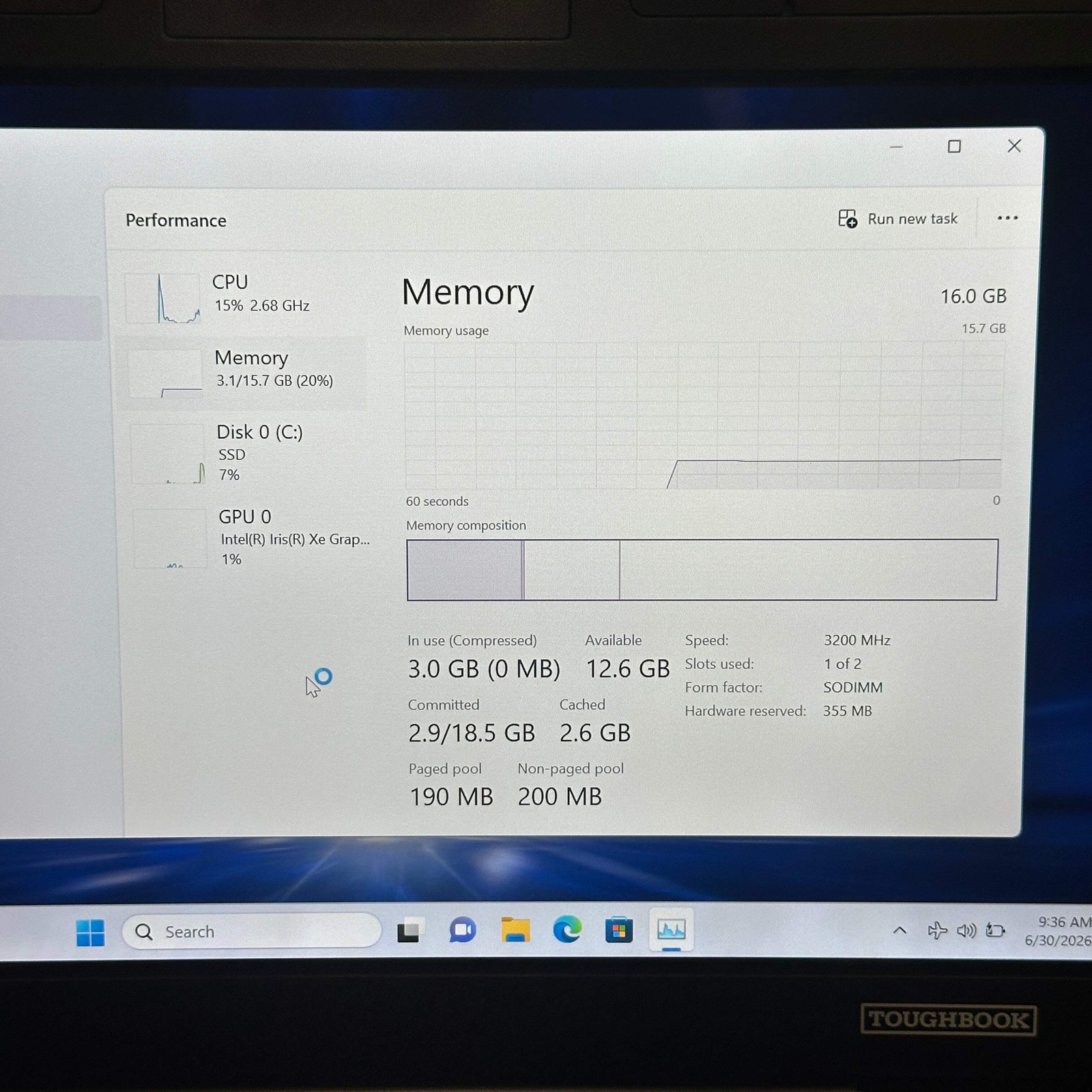 Panasonic FZ-55FZ-4LAM CABQM1V 14″ i5-1145G7 2.6GHz 16GB RAM 512GB SSD