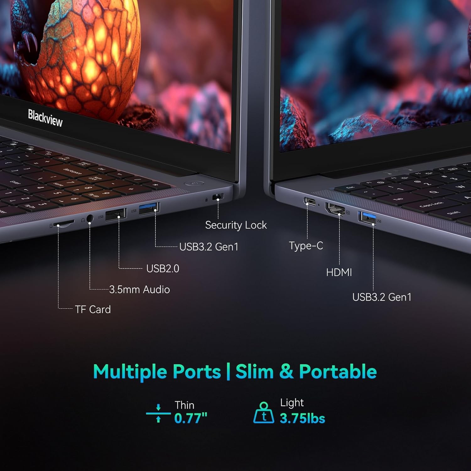 Blackview Laptop 2025, Laptops Computer for Business Student, Quad-Core N150…