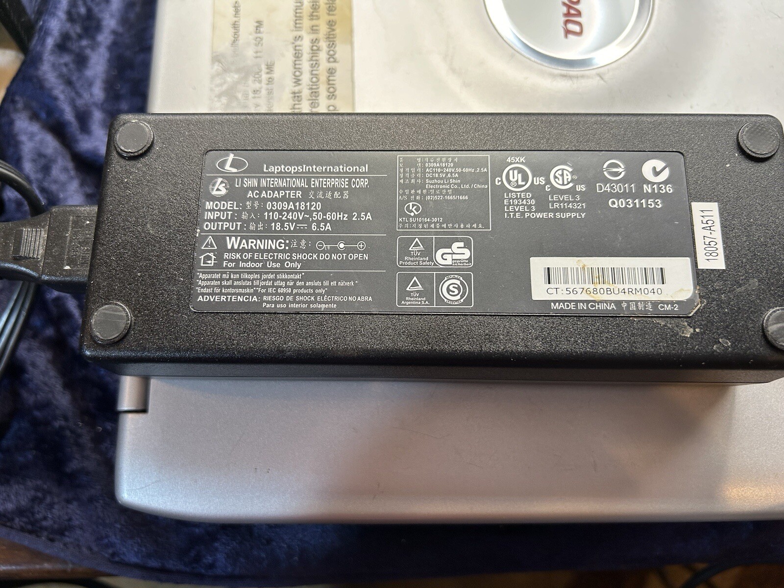 Compaq Presario 2500 Computer ~ Occasionally It Comes On~Parts Only ~10”x13”
