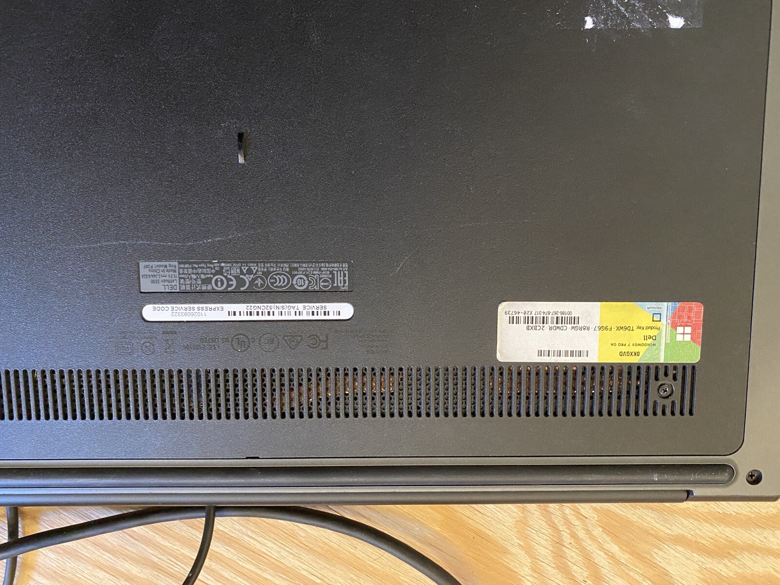 Dell latitude i3 3550 laptop 4gb ram 500gb hard drive