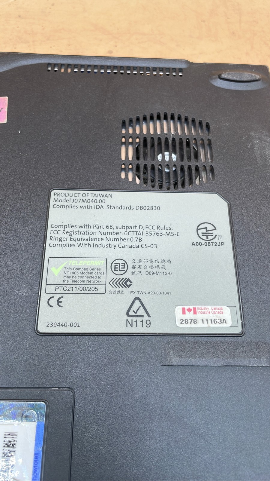 Dell Latitude 7420 i5 14″ & Compaq Evo N600c J07M040.00 No HDD Lot of 3
