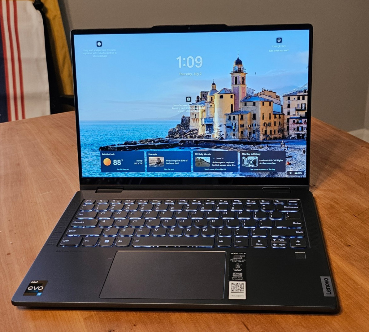 Nice Lenovo Yoga 7 14IRL8 2.2K 2-in-1 Touch i7-1355U 16GB 512GB NVMe 94% Battery