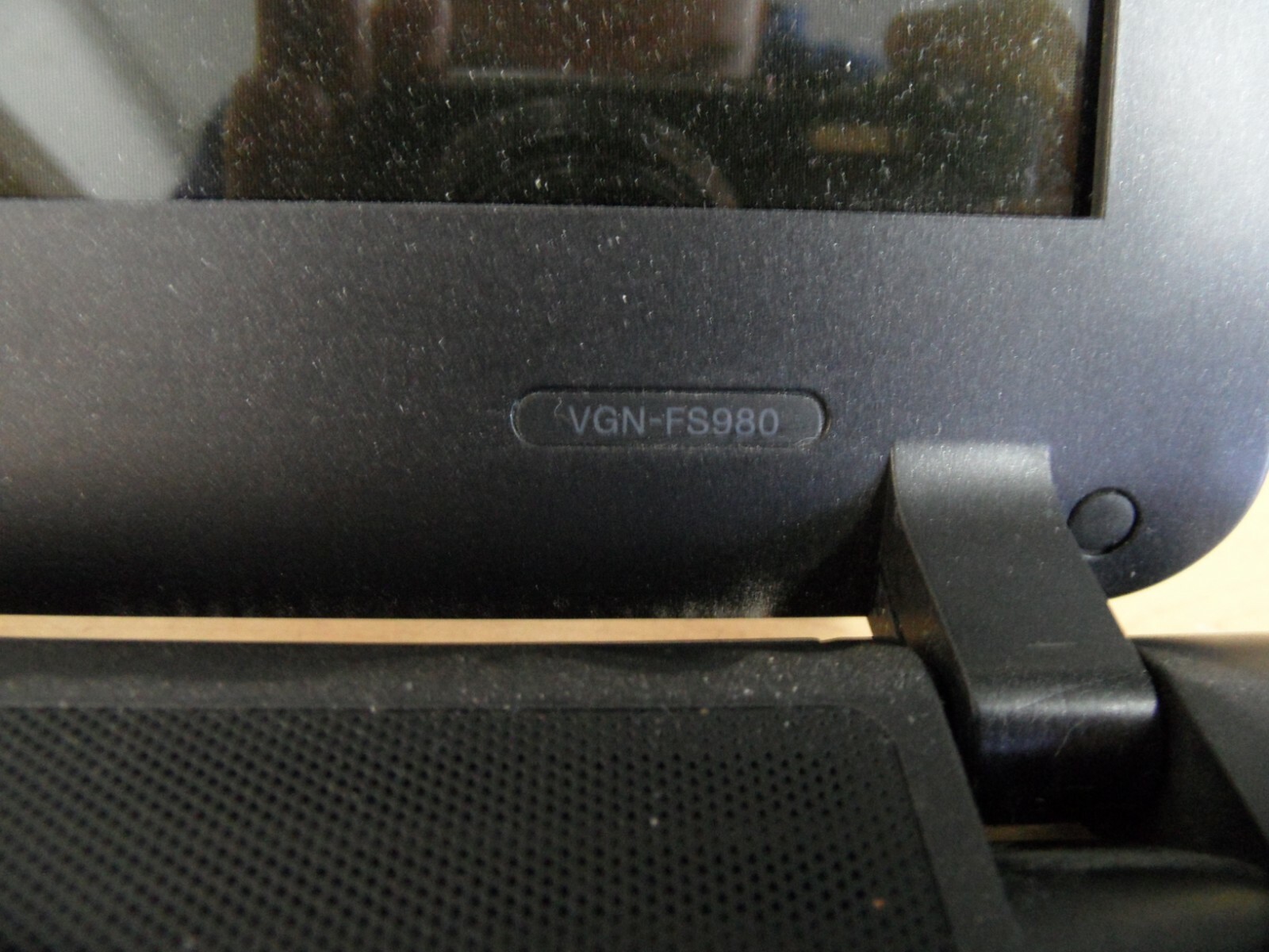 Sony Vaio VGN-FS980 / Intel Centrino / Parts Laptop / Posted Bios, No Hard Drive