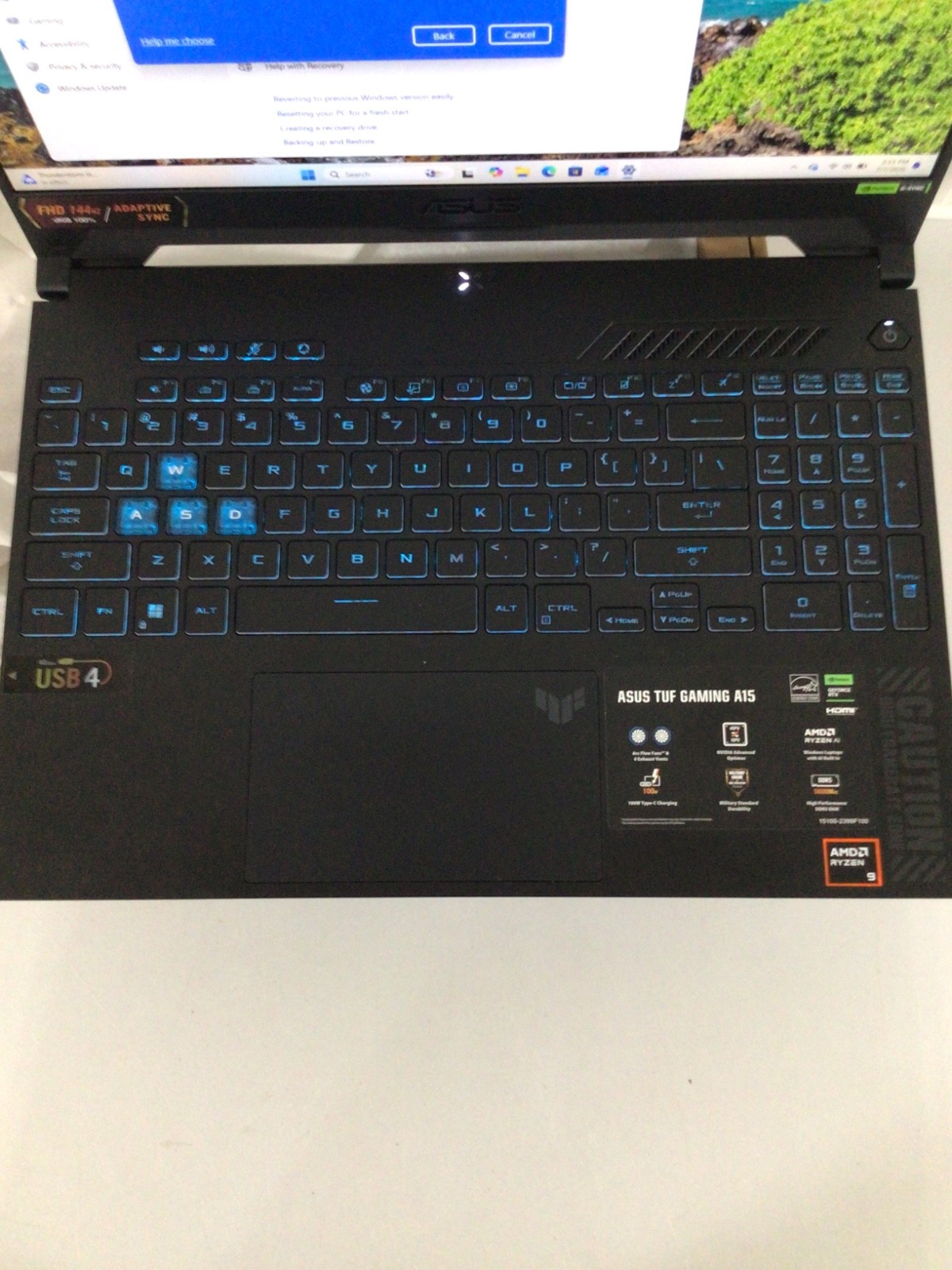 TUF Gaming Laptop A15