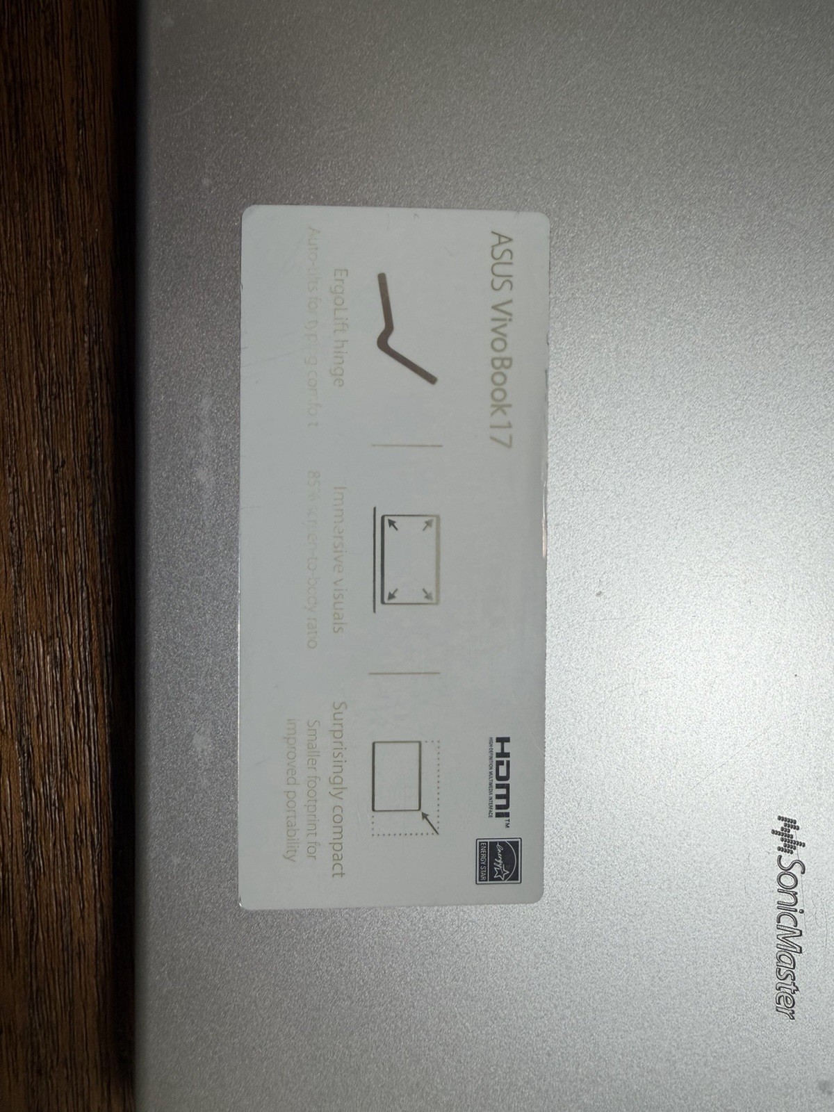 Asus Vivobook 17 M712D 17.3″ Ryzen 3 3250U 2.6GHz 6GB RAM 256GB SSD
