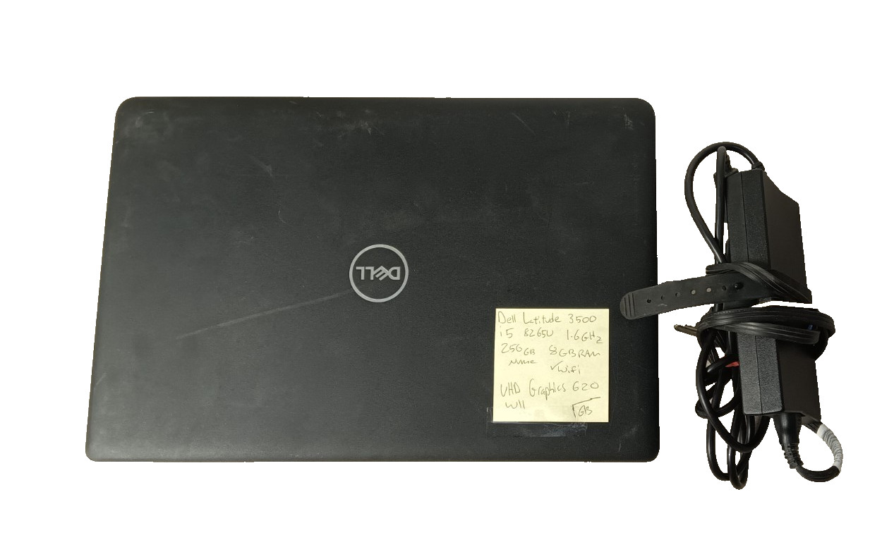 Dell Latitude 3500 15.6 i5-8265U CPU @ 1.60GHz, 8GB RAM/ 256GB NVME/ Win 11