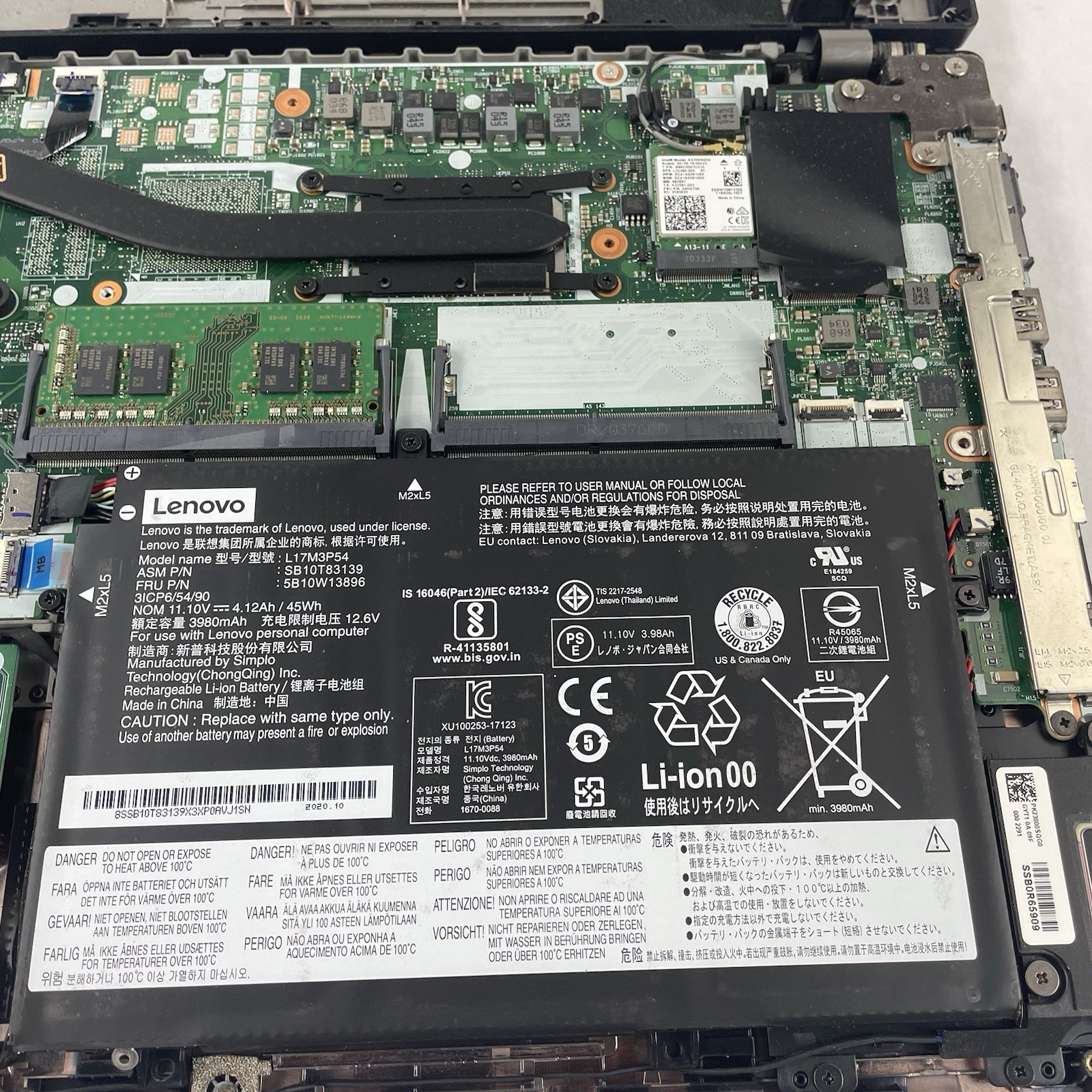 Lenovo ThinkPad L14 Gen 1 14″ i5-10210U 1.60 GHz 8 GB RAM No SSD/OS/AC